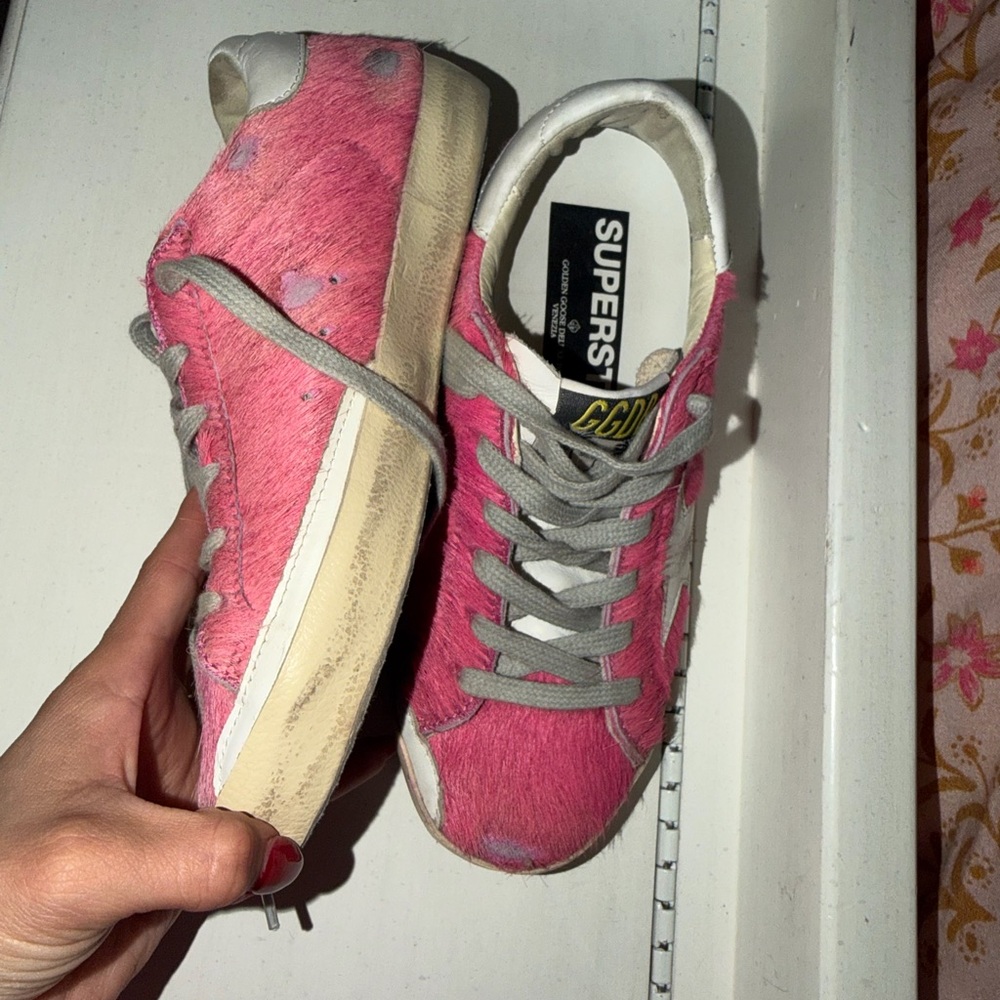 Golden Goose Pink Pony Sneakers - Picture 9 of 12